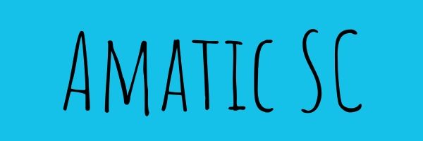 font amatic