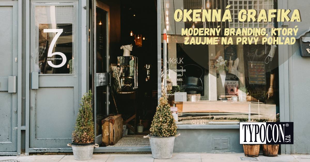 Okenna grafika ako moderny branding