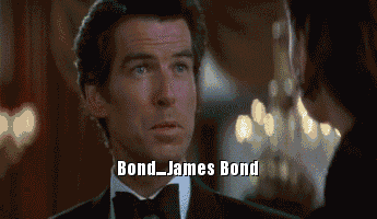 James Bond hovorý, že je James Bond
