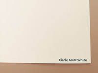 Circle Matt White