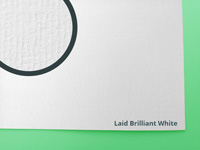 Laid Brilliant White