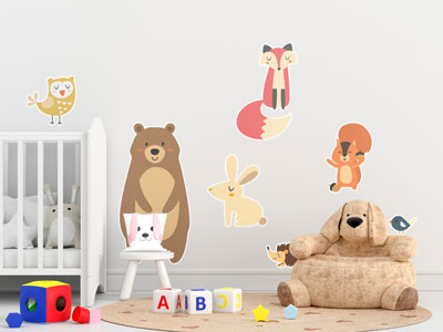 Wall sticker animals