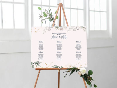 seating chart for wedding